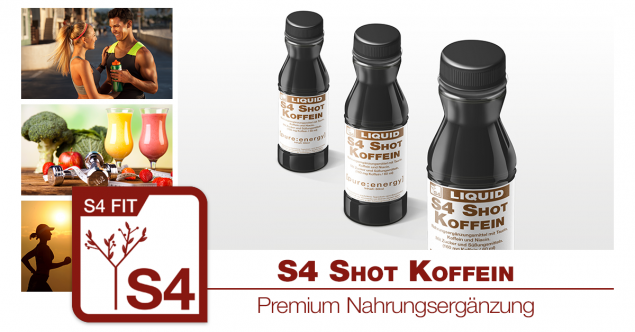 S4 Koffein Shots (12 x 60 ml Pack)