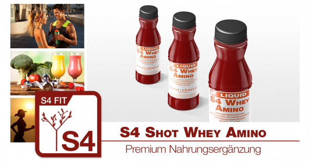 S4 Whey Amino Shots (12 x 60ml Pack)