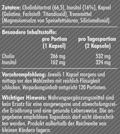 S4 Cholin-Inositol 120 Kapseln