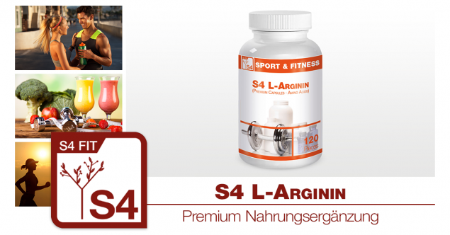 S4 L-Arginin 120 Kapseln