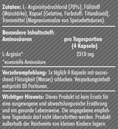 S4 L-Arginin 120 Kapseln