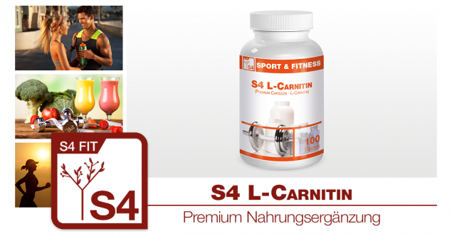 S4 L-Carnitin - 100 Kapseln
