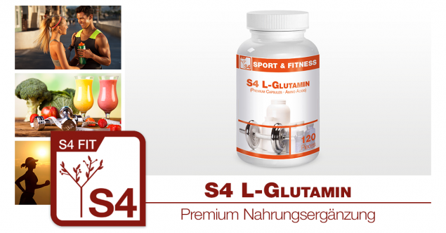 S4 L-Glutamin 120 Kapseln