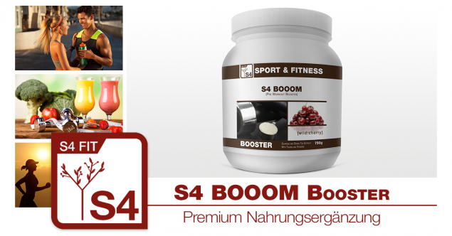 S4 BOOOM - Pre Workout Booster