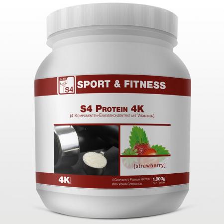 S4 Protein Eiweiss 4K Erdbeere