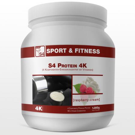 S4 Protein Eiweiss 4K HimbeerSahne