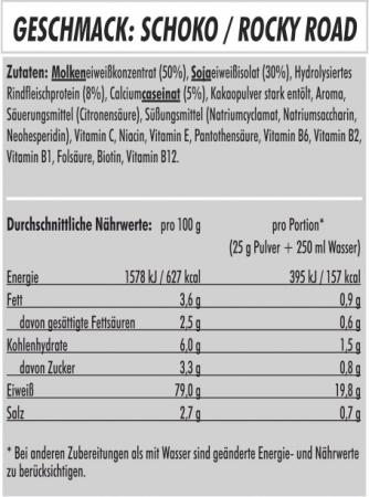 S4 Protein Eiweiss 4K Zutaten