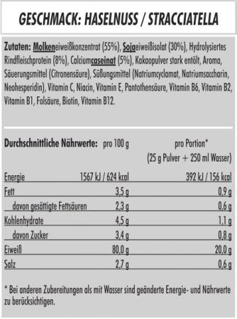 S4 Protein Eiweiss 4K Zutaten