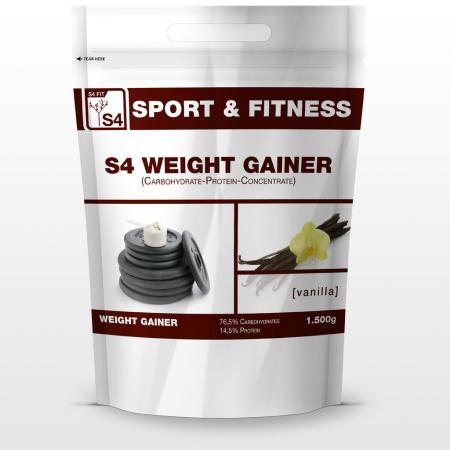S4 Weight Gainer Beutel Vanille