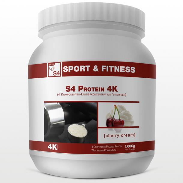 S4 Protein Eiweiss 4K KirschSahne