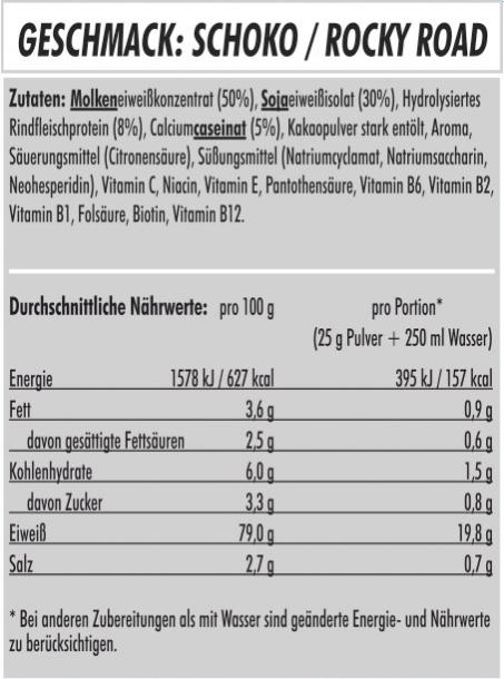 S4 Protein Eiweiss 4K Zutaten