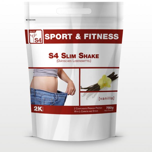 S4 Slim Shake Vanille Beutel