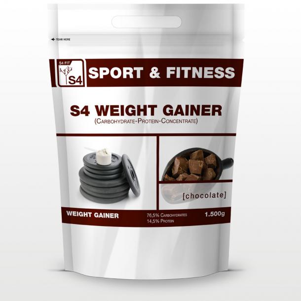 S4 Weight Gainer Beutel Schoko