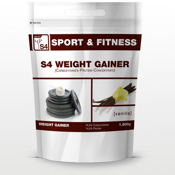 S4 Weight Gainer Beutel Vanille